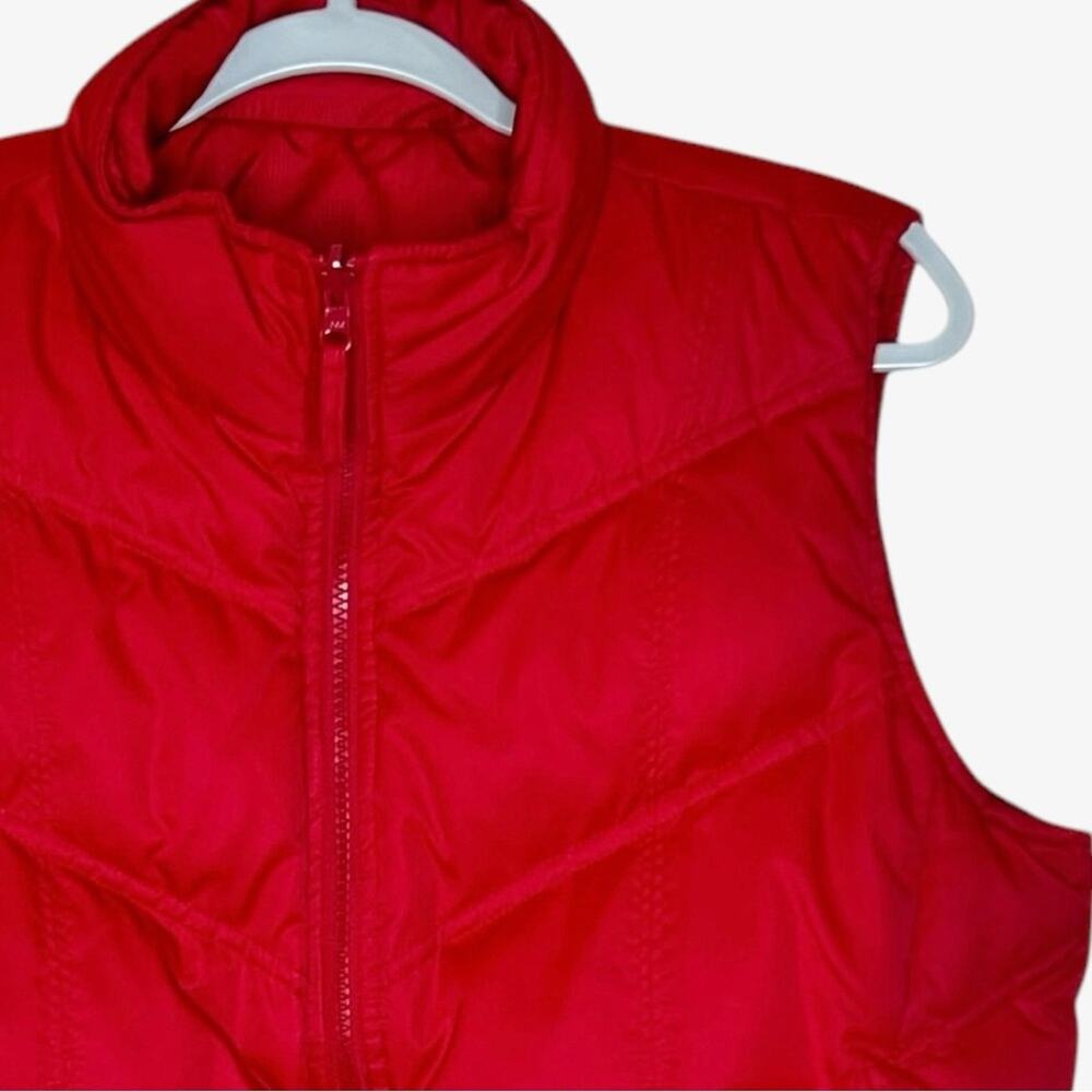 Gander Mountain Womens Down Reversible Red Puffer Vest Size M Outdoor Casual - Picture 2 of 9